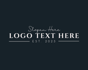 Vip - Elegant Professional Business Wordmark logo design