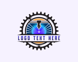 Cog - Laser Engraving Machinist logo design