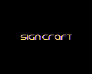 Simple Neon Static logo design