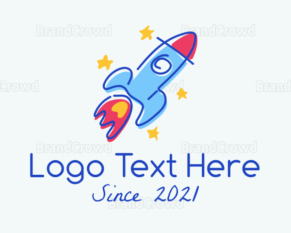 Rocket Launch Nursery Logo