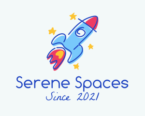 Rocket Launch Nursery logo design