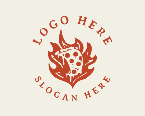 Flame Pizza Diner Logo