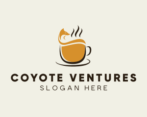 Fox Coffee Cup  logo design