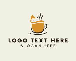 Fox - Fox Coffee Cup logo design