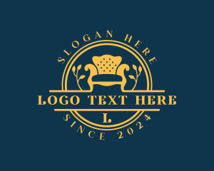 Armchair - Furniture Upholstery Armchair logo design