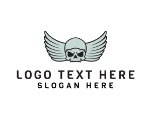 Dogfight - Esports Gaming Skull Angel logo design