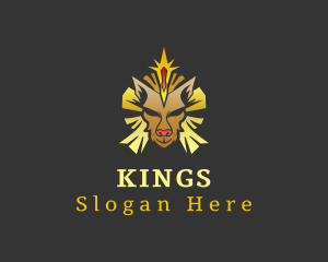 Regal Gold Lion logo design