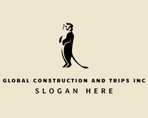 Wild Meerkat Safari Logo