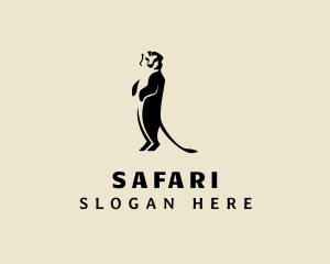 Botswana - Wild Meerkat Safari logo design