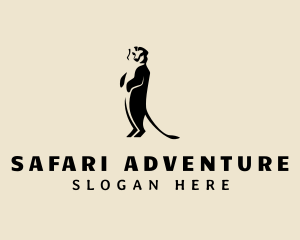 Wild Meerkat Safari logo design