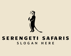 Wild Meerkat Safari logo design