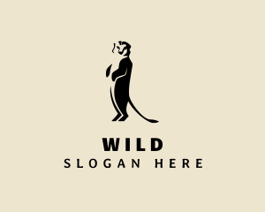 Wild Meerkat Safari logo design