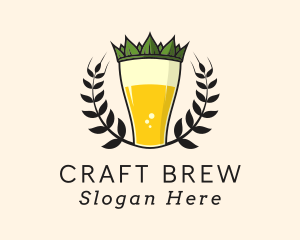 Natural Beer Brewery logo design