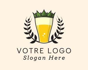 Wreath - Natural Beer Brewery logo design