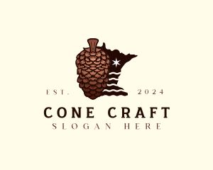 Minnesota Pine Cone logo design