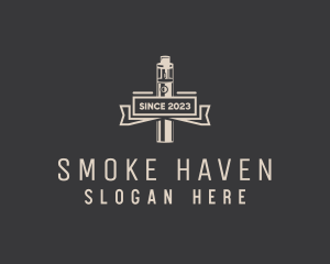 Vape Tube Signage logo design