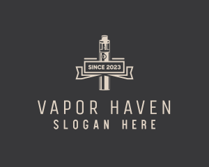 Vape - Vape Tube Signage logo design