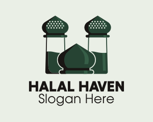 Halal - Islamic Spices Halal Restaurant logo design