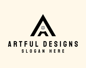 Modern A House logo design