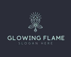 Candlelight - Candlelight Wellness Decor logo design