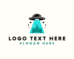 Legend - Alien UFO Automobile logo design