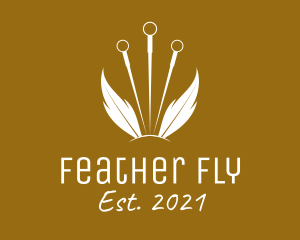 Feather Acupuncture Spa logo design