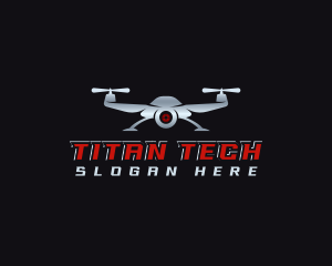 Drone Tech Surveillance logo design