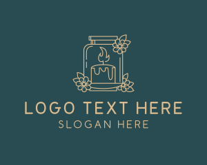 Floral Scented Candle Logo