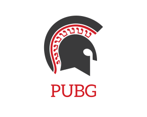 Gray - Red & Grey Spartan Helmet logo design
