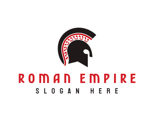 Warrior Spartan Helmet logo design