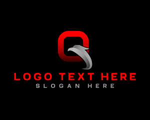 Logistics - Business Eagle Bird Letter Q logo design