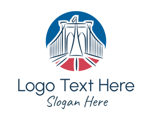 Traveller - Brooklyn Bridge Circle logo design