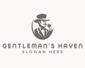 Gentleman Hipster Tailoring logo design