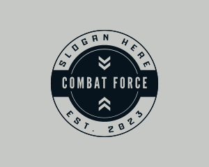 Military - Military Arrow Sign logo design