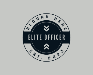 Officer - Military Arrow Sign logo design