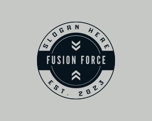 Military Arrow Sign logo design