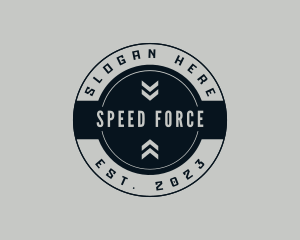 Military Arrow Sign logo design