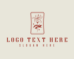 Boutique - Flower Lily Garden logo design