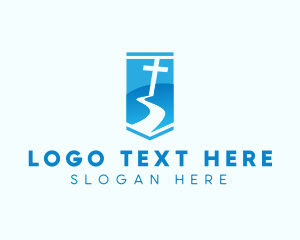 Holy - Cross Church Religion logo design