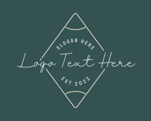 Handwritten - Luxury Cursive Wordmark logo design