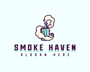 Smoking Vape Cigarette logo design