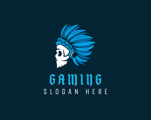 Tribal Skull Gaming Logo
