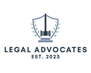 Legal Justice Gavel logo design