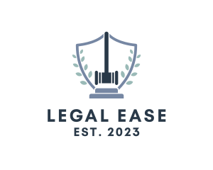 Legal Justice Gavel logo design