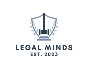 Legal Justice Gavel logo design