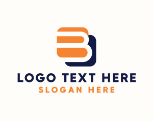 Negative Space - Professional Business Agency Letter B logo design