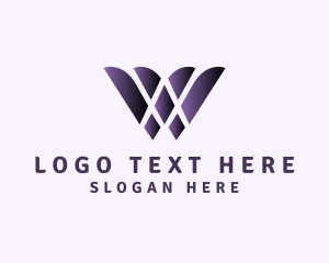 Investor - Purple Generic Letter W logo design