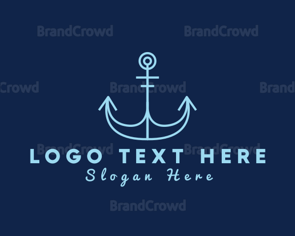 Anchor Nautical Maritime Logo