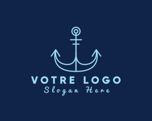 Anchor Nautical Maritime Logo