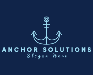 Anchor Nautical Maritime logo design